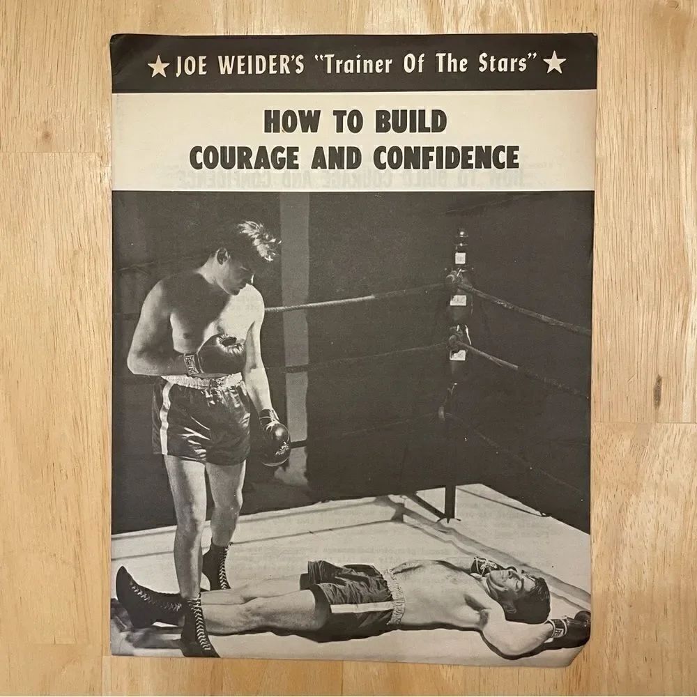 Vintage Joe Weider's How to Build Courage and Confidence Booklet Booklet